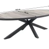 Hartman Salvatore/Silva houtlook 240x115 cm. ovale tuinset - verstelbaar - 7-delig