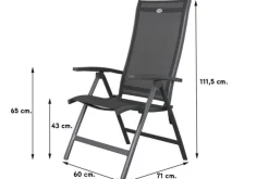 Hartman Salvatore/Vigo 230x100 cm. verstelbare tuinset 7-delig
