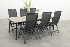 Hartman Salvatore/Vigo 230x100 cm. verstelbare tuinset 7-delig