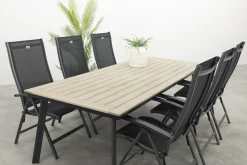 Hartman Salvatore/Vigo 230x100 cm. verstelbare tuinset 7-delig