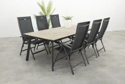 Hartman Salvatore/Vigo 230x100 cm. verstelbare tuinset 7-delig