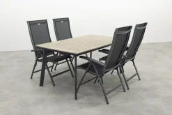 Hartman Salvatore/Vigo 160x90 cm. verstelbare tuinset 5-delig
