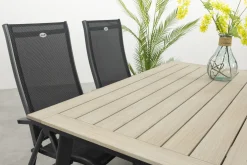 Hartman Salvatore/Vigo 160x90 cm. verstelbare tuinset 5-delig