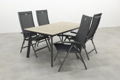 Hartman Salvatore/Vigo 160x90 cm. verstelbare tuinset 5-delig