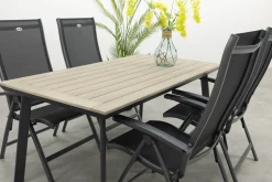 Hartman Salvatore/Vigo 160x90 cm. verstelbare tuinset 5-delig