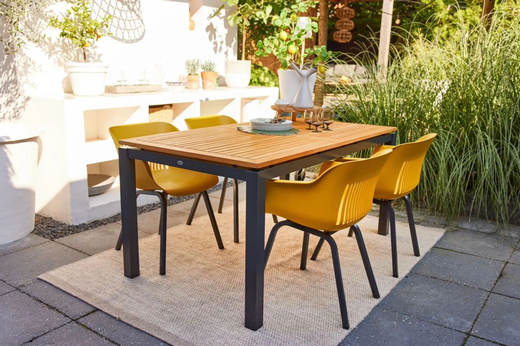 Hartman Sonata tuintafel 160x90 cm. - Teak