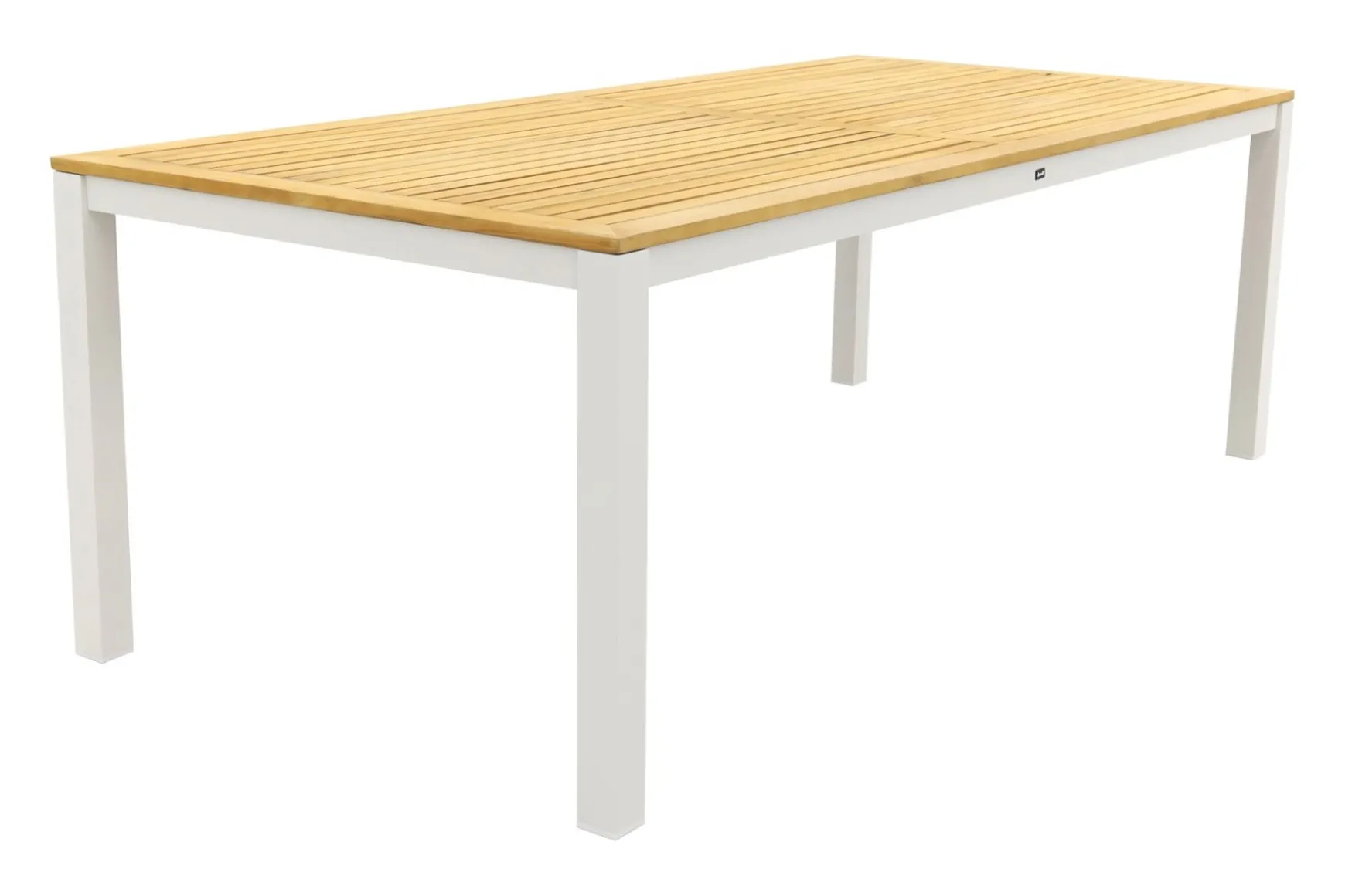 Hartman Sonata tuintafel 220x100 cm. - Teak/Wit (OP=OP)