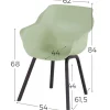 Hartman Sophie Element dining kuipstoel - French Green