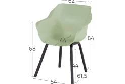 Hartman Sophie Element dining kuipstoel - French Green