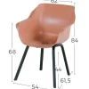 Hartman Sophie Element dining kuipstoel - Italian terra