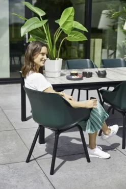 Hartman Sophie Element dining kuipstoel - Night Green OP=OP