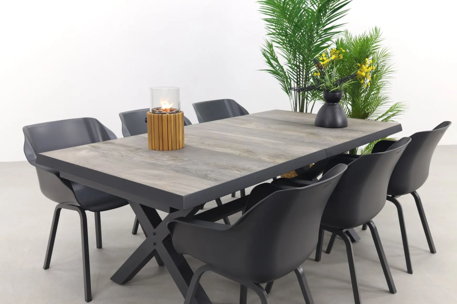 Hartman Sophie Element/Ottowa 205-265x100 cm. - 7-delige tuinset