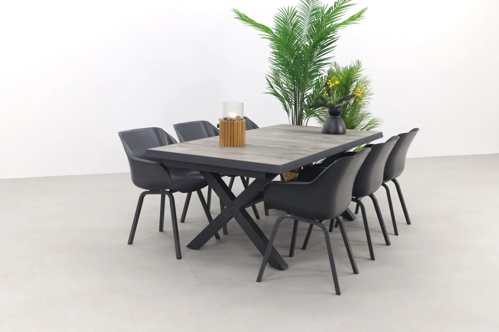 Hartman Sophie Element/Ottowa 205-265x100 cm. - 7-delige tuinset