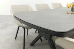 Hartman Sophie Element/Ponto tuinset voor 6 personen 220x100 cm. - Antraciet