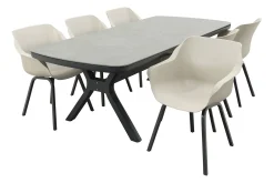 Hartman Sophie Element/Ponto tuinset voor 6 personen 220x100 cm. - Antraciet