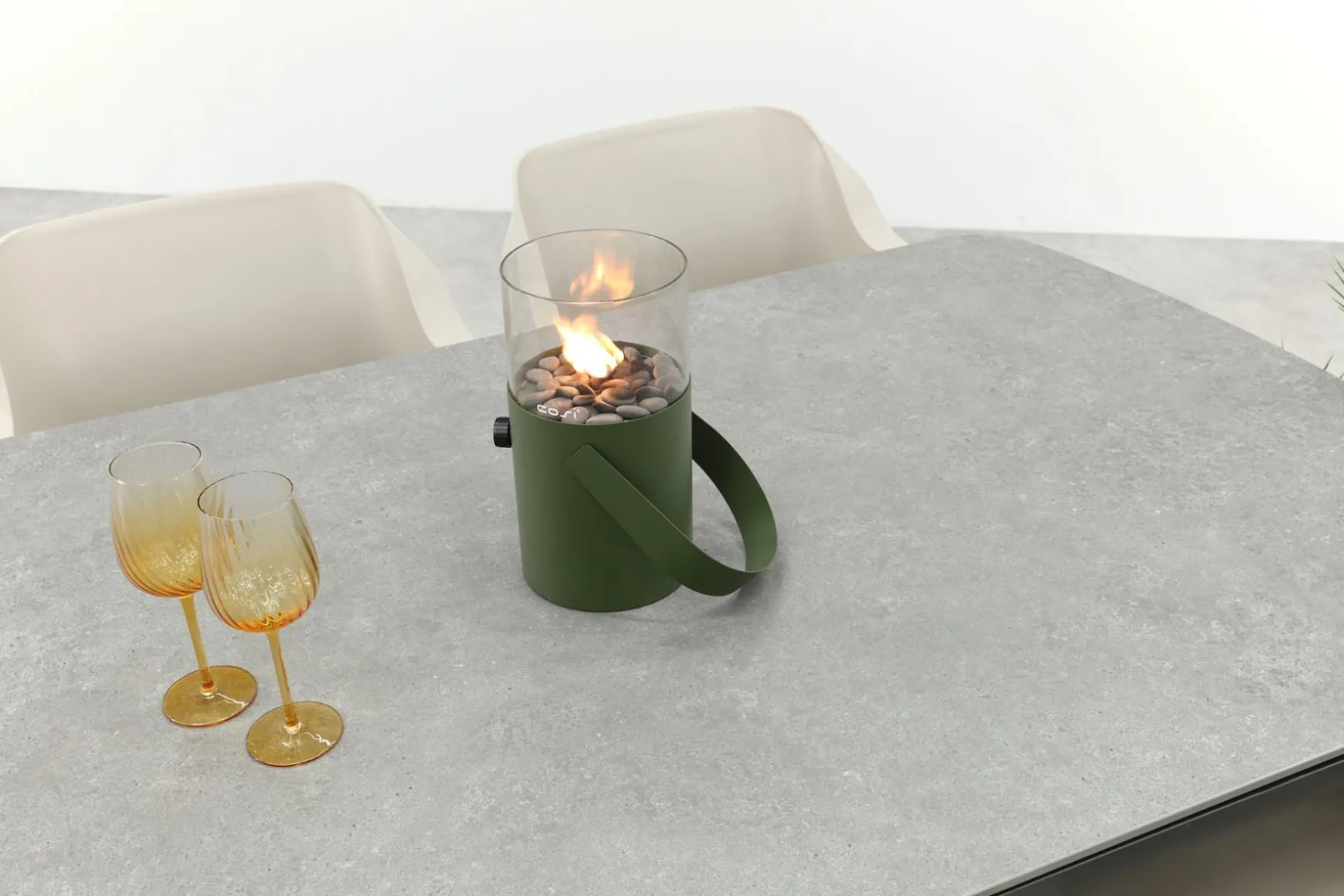 Hartman Sophie Element/Ponto tuinset voor 6 personen 220x100 cm. - Antraciet