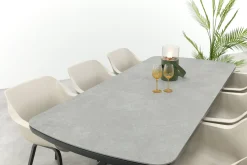 Hartman Sophie Element/Ponto tuinset voor 6 personen 220x100 cm. - Antraciet