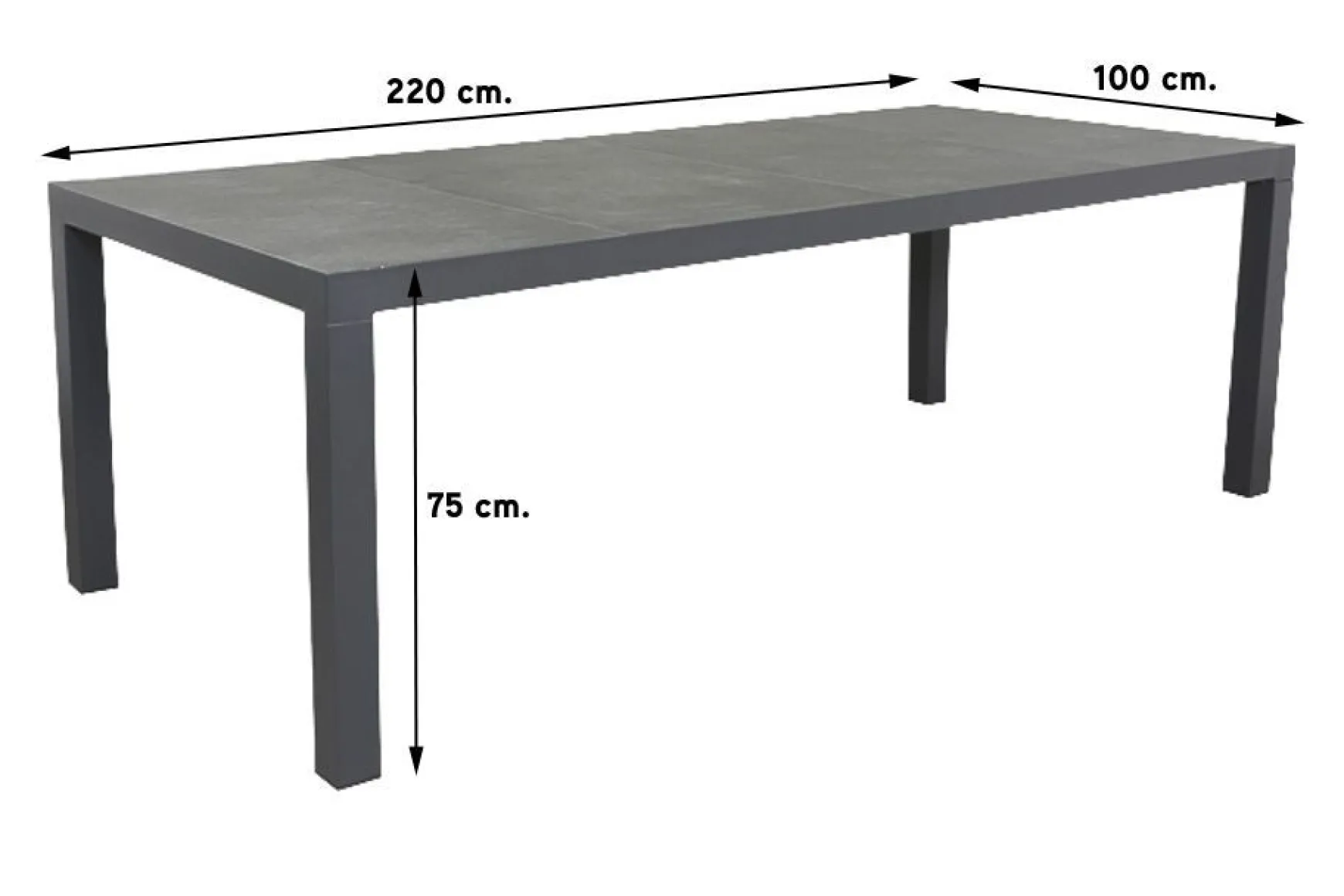 Hartman Sophie Element/President 220 cm. tuinset - 7-delig