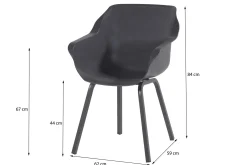 Hartman Sophie Element/Queens 160 cm. tuinset – 5-delig