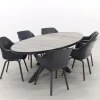Hartman Sophie Element/Silva houtlook 240x115 cm. ovale tuinset - 7-delig