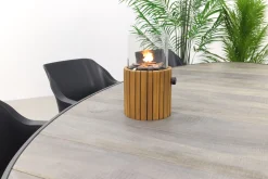Hartman Sophie Element/Silva houtlook 240x115 cm. ovale tuinset - 7-delig