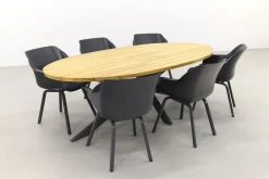 Hartman Sophie Element/Taste Prado Ellips 240x115 cm. tuinset - 7-delig