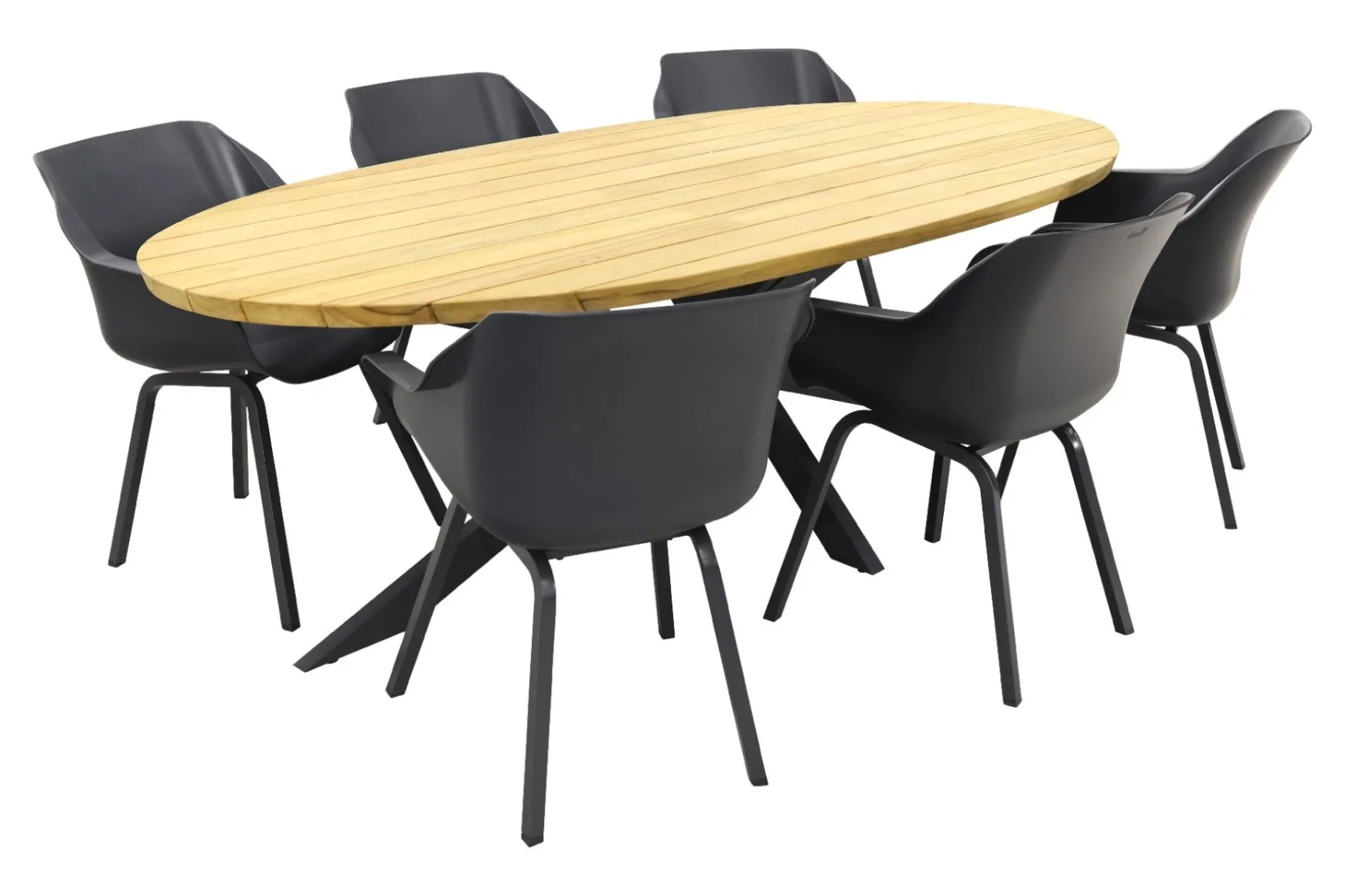 Hartman Sophie Element/Taste Prado Ellips 240x115 cm. tuinset - 7-delig
