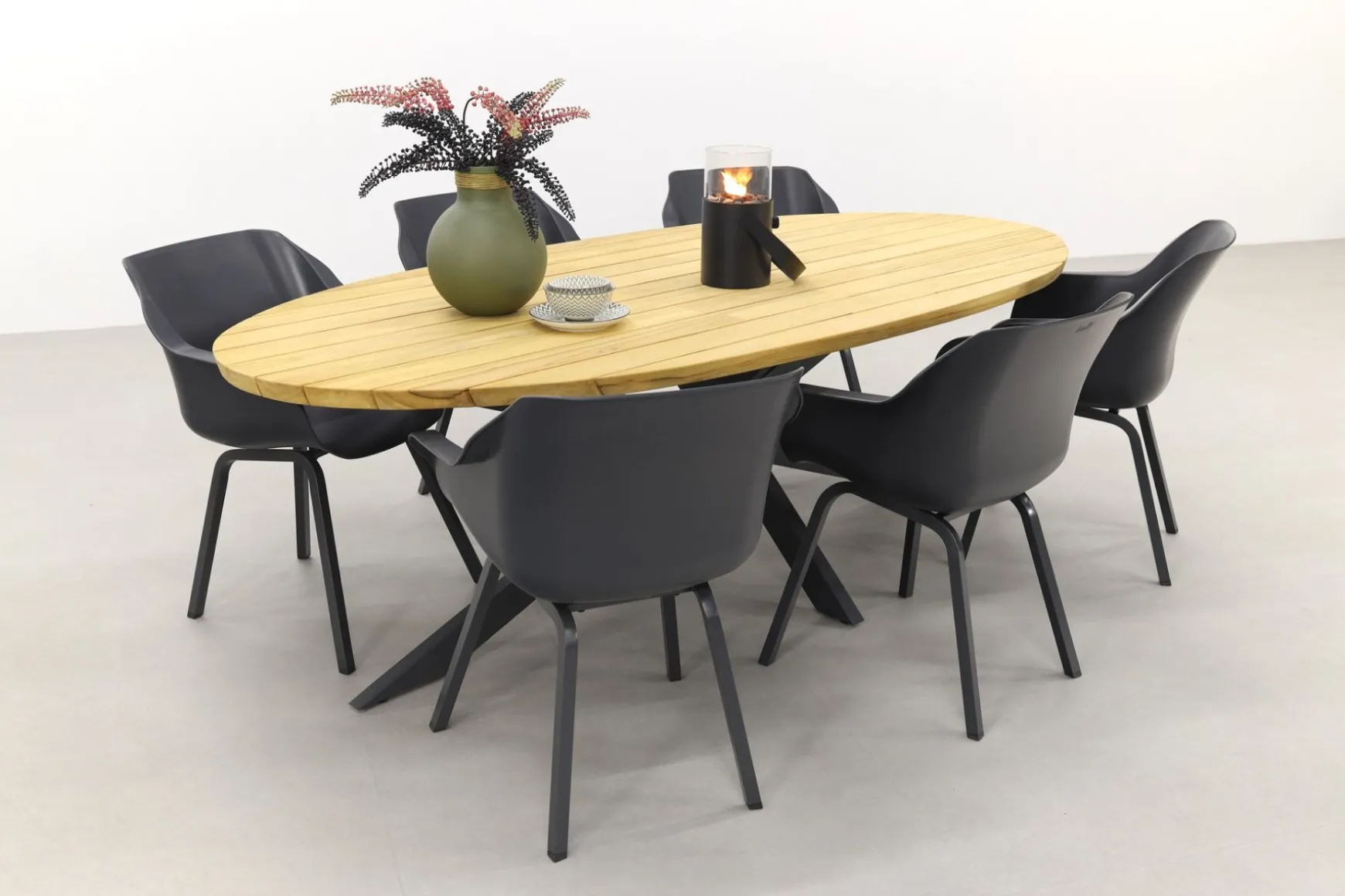 Hartman Sophie Element/Taste Prado Ellips 240x115 cm. tuinset - 7-delig