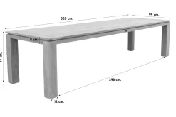 Hartman Sophie Element Terra/Rome brown 320 cm. tuinset - 9-delig