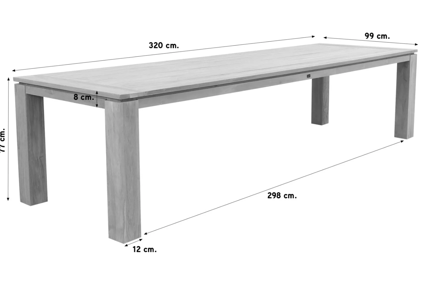 Hartman Sophie Element Terra/Rome brown 320 cm. tuinset - 9-delig