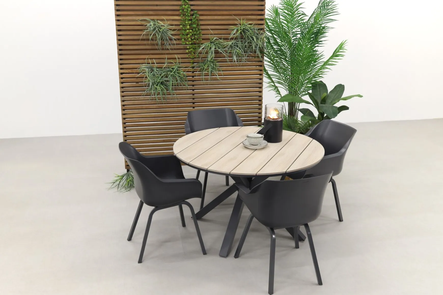 Hartman Sophie Element Xerix / Garden Impressions Edison 122 cm. - ronde tuinset