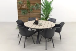 Hartman Sophie Element Xerix / Garden Impressions Edison 148 cm. - ronde tuinset