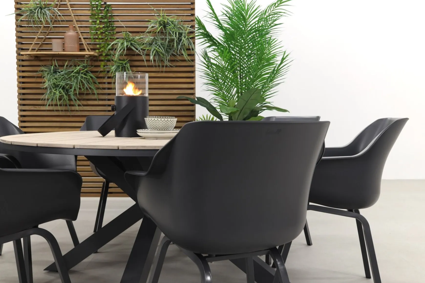 Hartman Sophie Element Xerix / Garden Impressions Edison 148 cm. - ronde tuinset