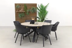 Hartman Sophie Element Xerix / Garden Impressions Edison 148 cm. - ronde tuinset