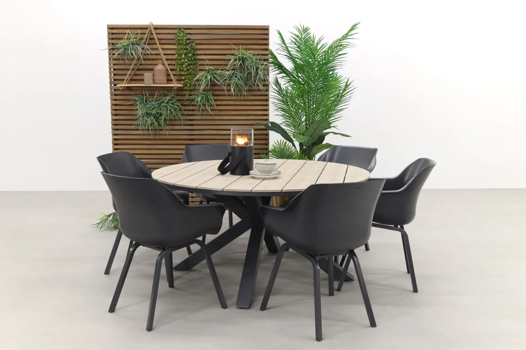 Hartman Sophie Element Xerix / Garden Impressions Edison 148 cm. - ronde tuinset