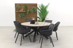 Hartman Sophie Element Xerix / Garden Impressions Edison 148 cm. - ronde tuinset