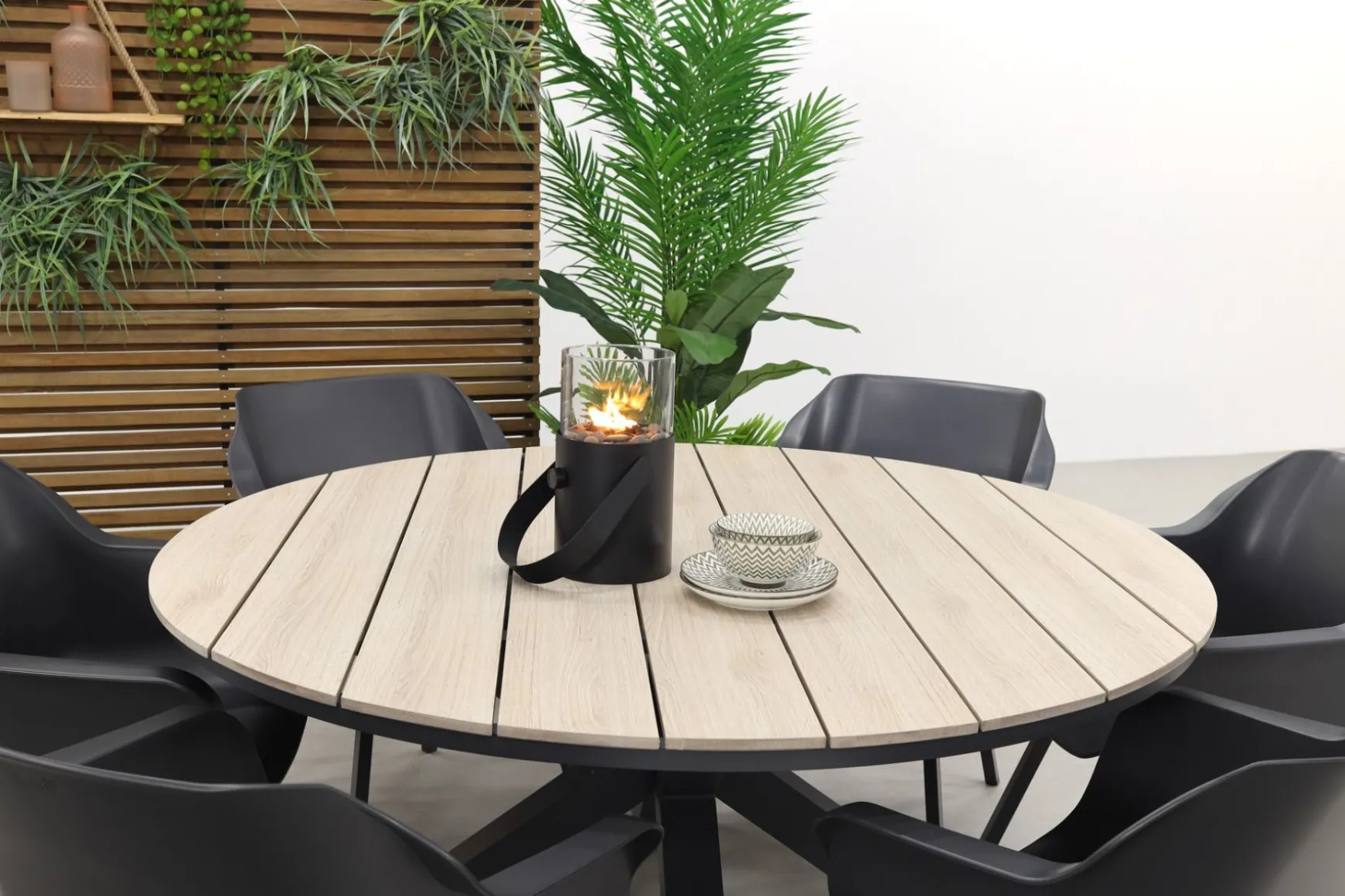 Hartman Sophie Element Xerix / Garden Impressions Edison 148 cm. - ronde tuinset