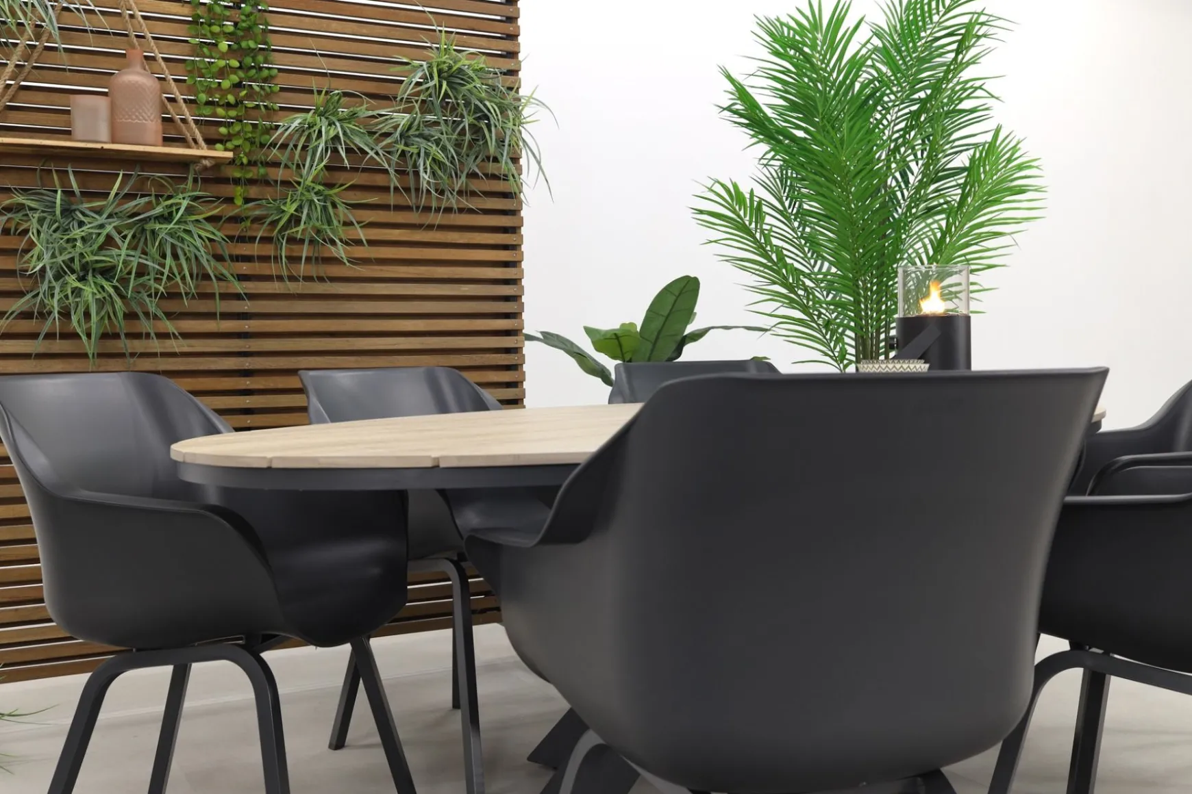 Hartman Sophie Element - Xerix / GI Edison 220 x 115 cm. tafel - ovale tuinset