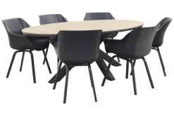 Hartman Sophie Element - Xerix / GI Edison 220 x 115 cm. tafel - ovale tuinset