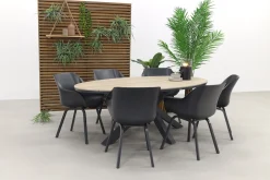 Hartman Sophie Element - Xerix / GI Edison 220 x 115 cm. tafel - ovale tuinset