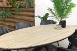 Hartman Sophie Element - Xerix / GI Edison 220 x 115 cm. tafel - ovale tuinset