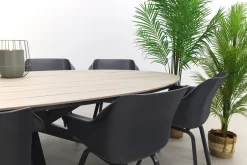 Hartman Sophie Element - Xerix / GI Edison 280x140 cm. tafel - ovale tuinset