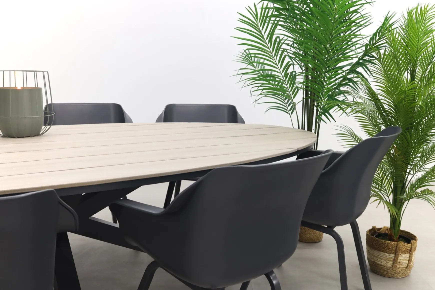 Hartman Sophie Element - Xerix / GI Edison 280x140 cm. tafel - ovale tuinset