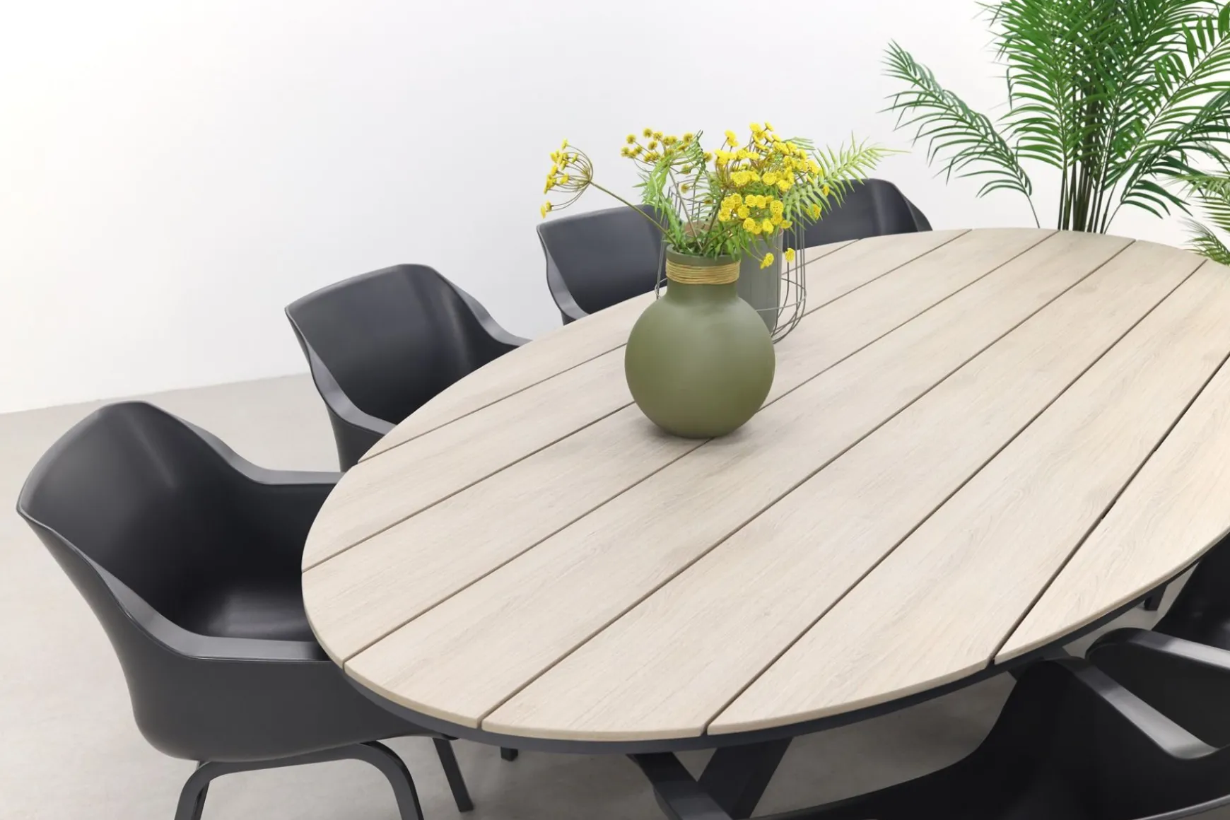 Hartman Sophie Element - Xerix / GI Edison 280x140 cm. tafel - ovale tuinset