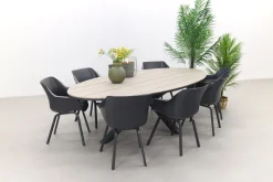 Hartman Sophie Element - Xerix / GI Edison 280x140 cm. tafel - ovale tuinset