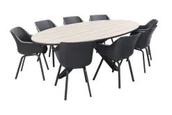 Hartman Sophie Element - Xerix / GI Edison 280x140 cm. tafel - ovale tuinset