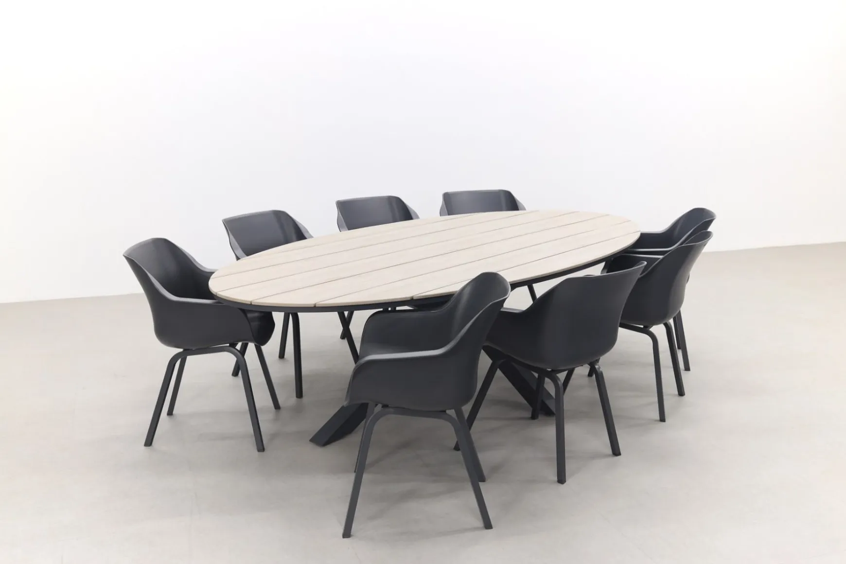 Hartman Sophie Element - Xerix / GI Edison 280x140 cm. tafel - ovale tuinset