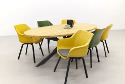 Hartman Sophie element yellow/green/Taste Prado 240x115 cm. tuinset - 7-delig