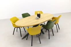 Hartman Sophie element yellow/green/Taste Prado 240x115 cm. tuinset - 7-delig