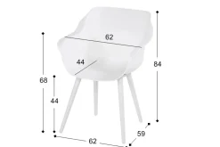 Hartman Sophie Studio dining kuipstoel - White
